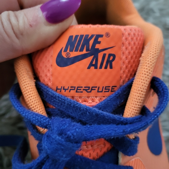 Nike Air Max 90 Hyperfuse PRM Women's Sneakers Bright Citrus Size 9 - Picture 10 of 11